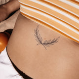 Lorbeerzweig Tattoo