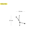 Krebs Konstellation Tattoo