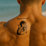 Katze Tiger Trust the Process Tattoo