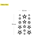 Individuelle Sterne Tattoos