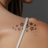 Individuelle Sterne Tattoos