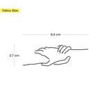 Haltende Hände Tattoo