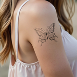 Schmelzender Schmetterling Tattoo