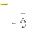 Hase mit Herz Tattoo