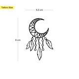 Mond Traumfänger Tattoo