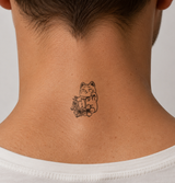 Glücks Winkekatze Tattoo