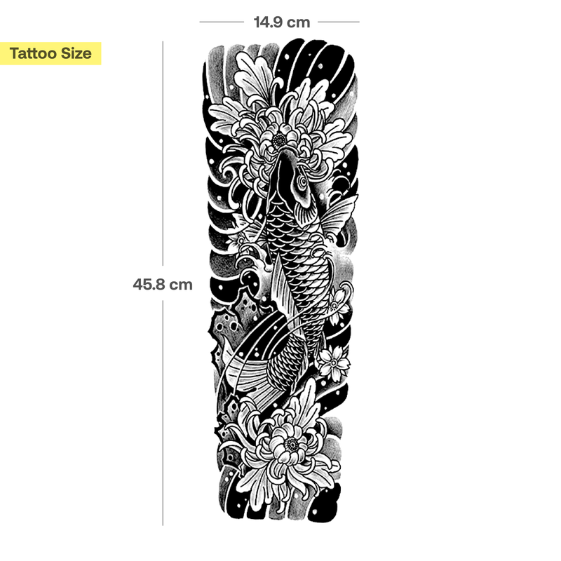 Traditional Koi Tattoo Sleeve