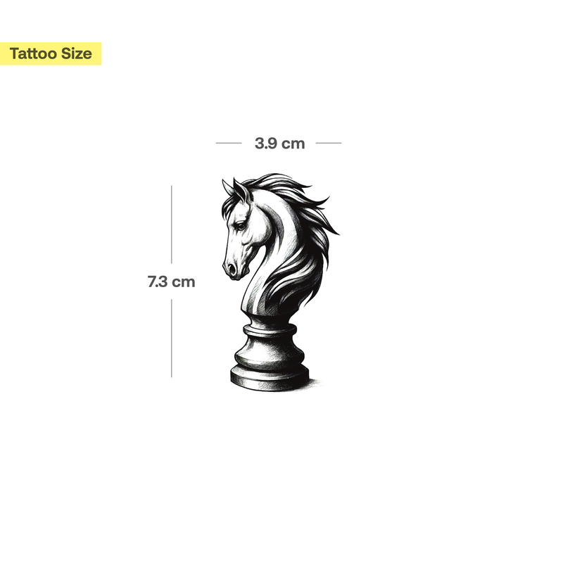 Springer (Schach) Tattoo
