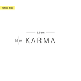 Karma & Calm Tattoo - Doppelpack
