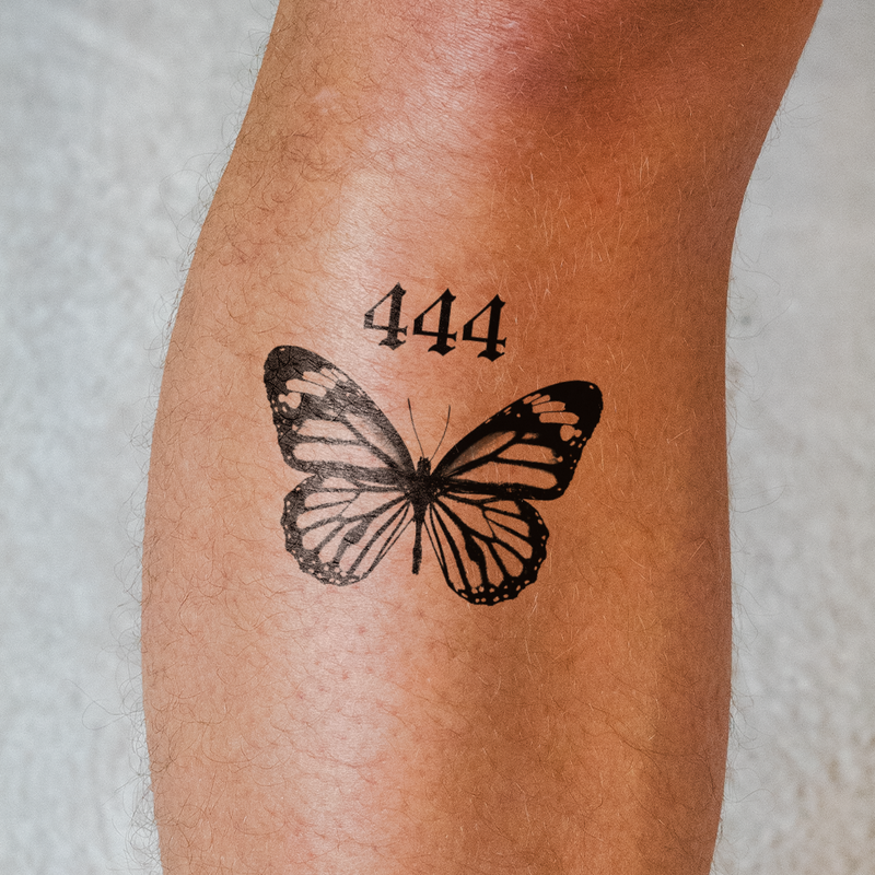 444 Verwandlung Tattoo