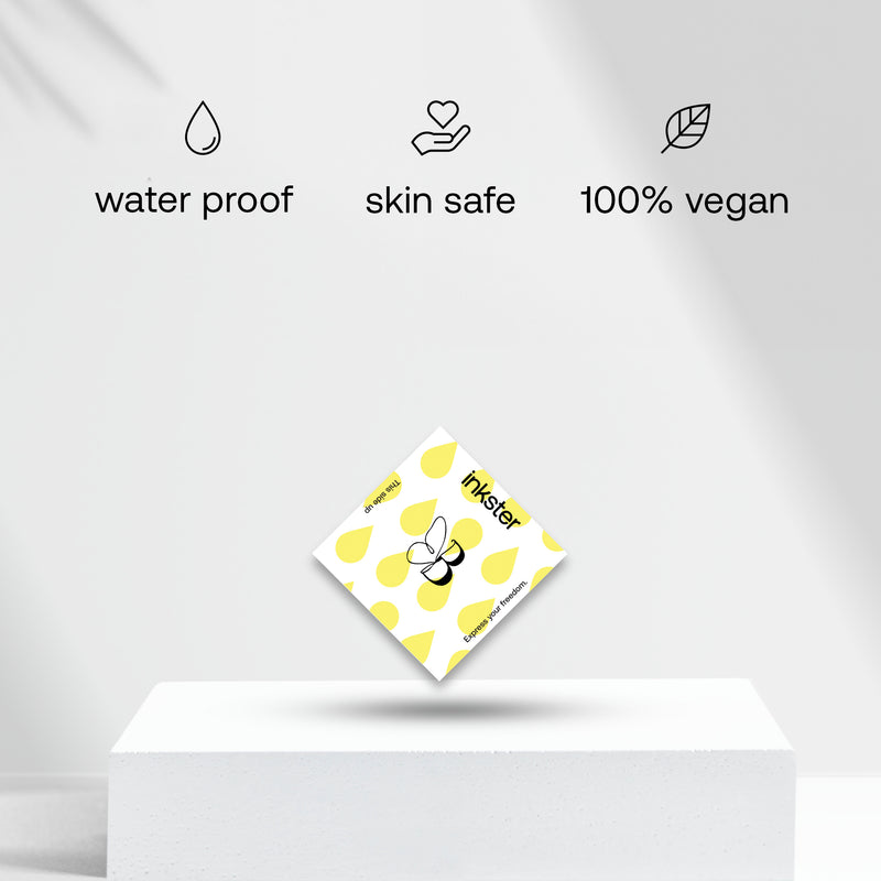 Schmetterling mit Initialen Tattoo (A-Z)